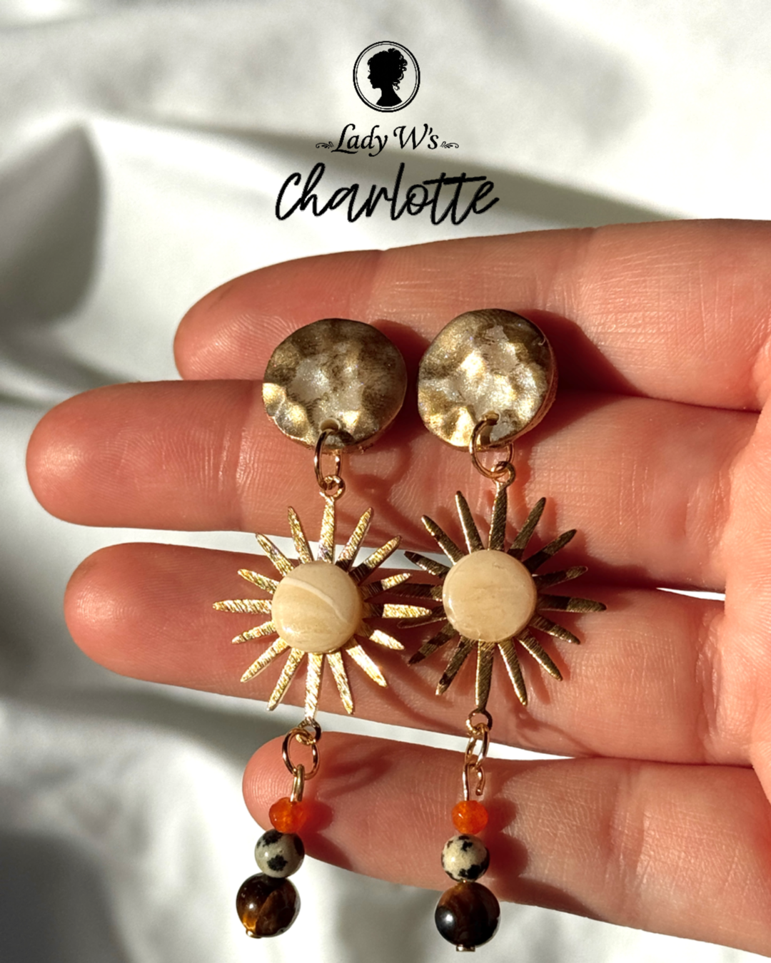 Dearest gentle Reader Collection | Statement Ohrringe aus Polymer Clay | Creative Studio Anni