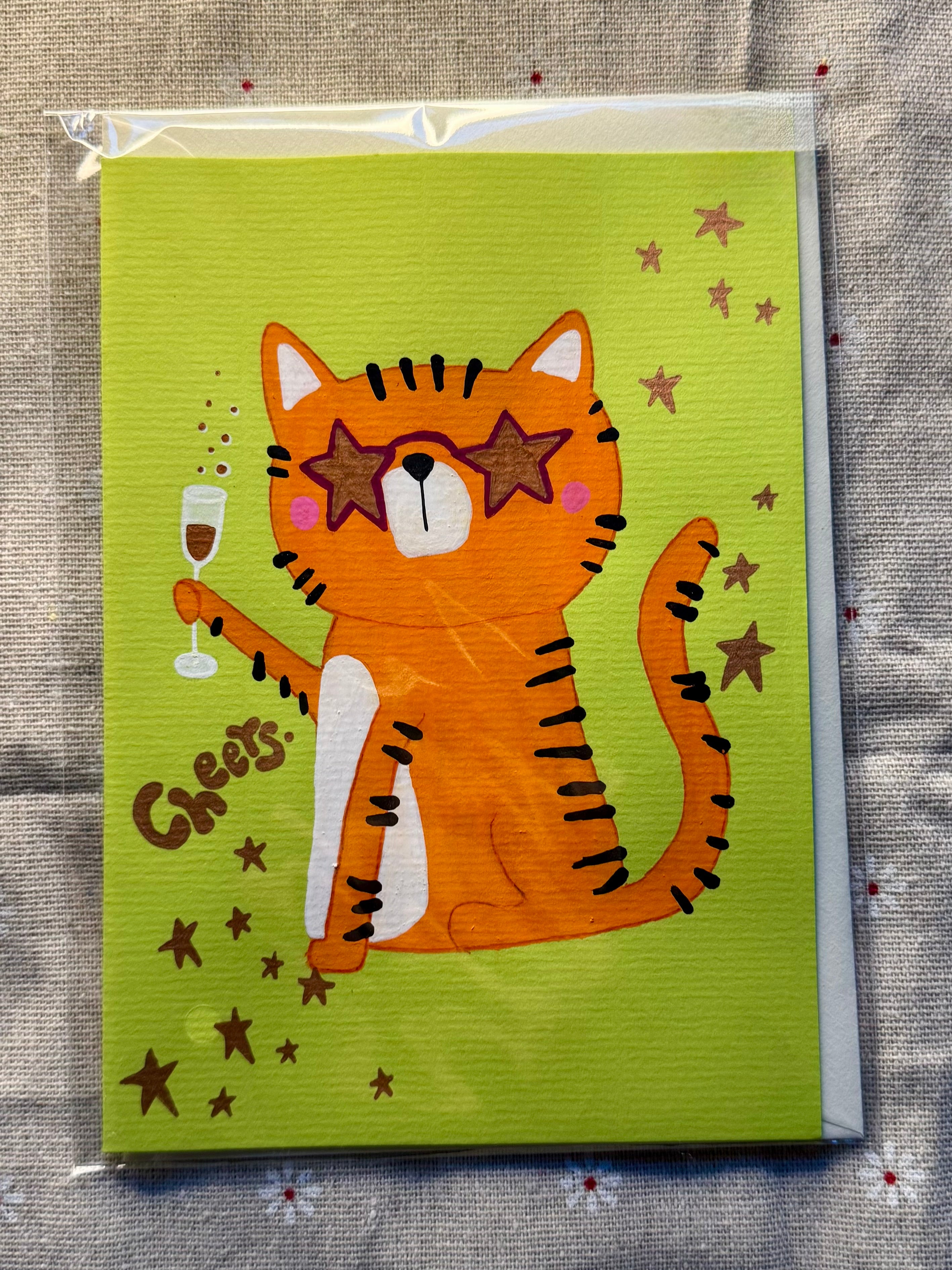 Geburtstagskarten | Handbemalte Grußkarten mit Umschlag & Einleger für Geburtstage und besondere Momente | B6 Format