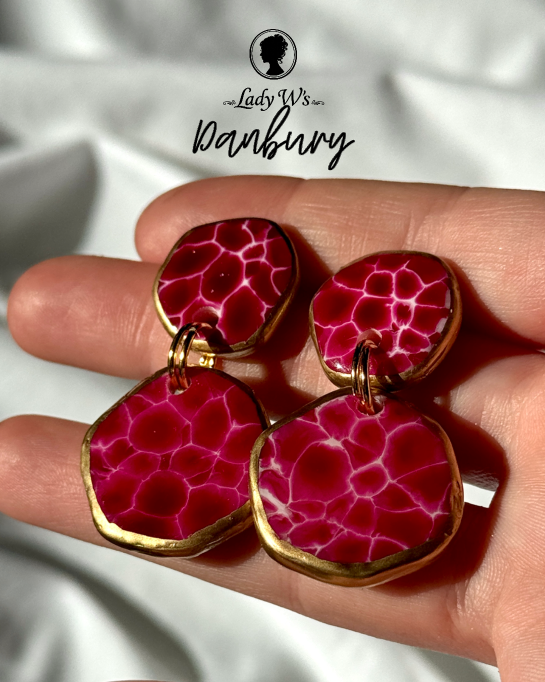 Dearest gentle Reader Collection | Statement Ohrringe aus Polymer Clay | Creative Studio Anni