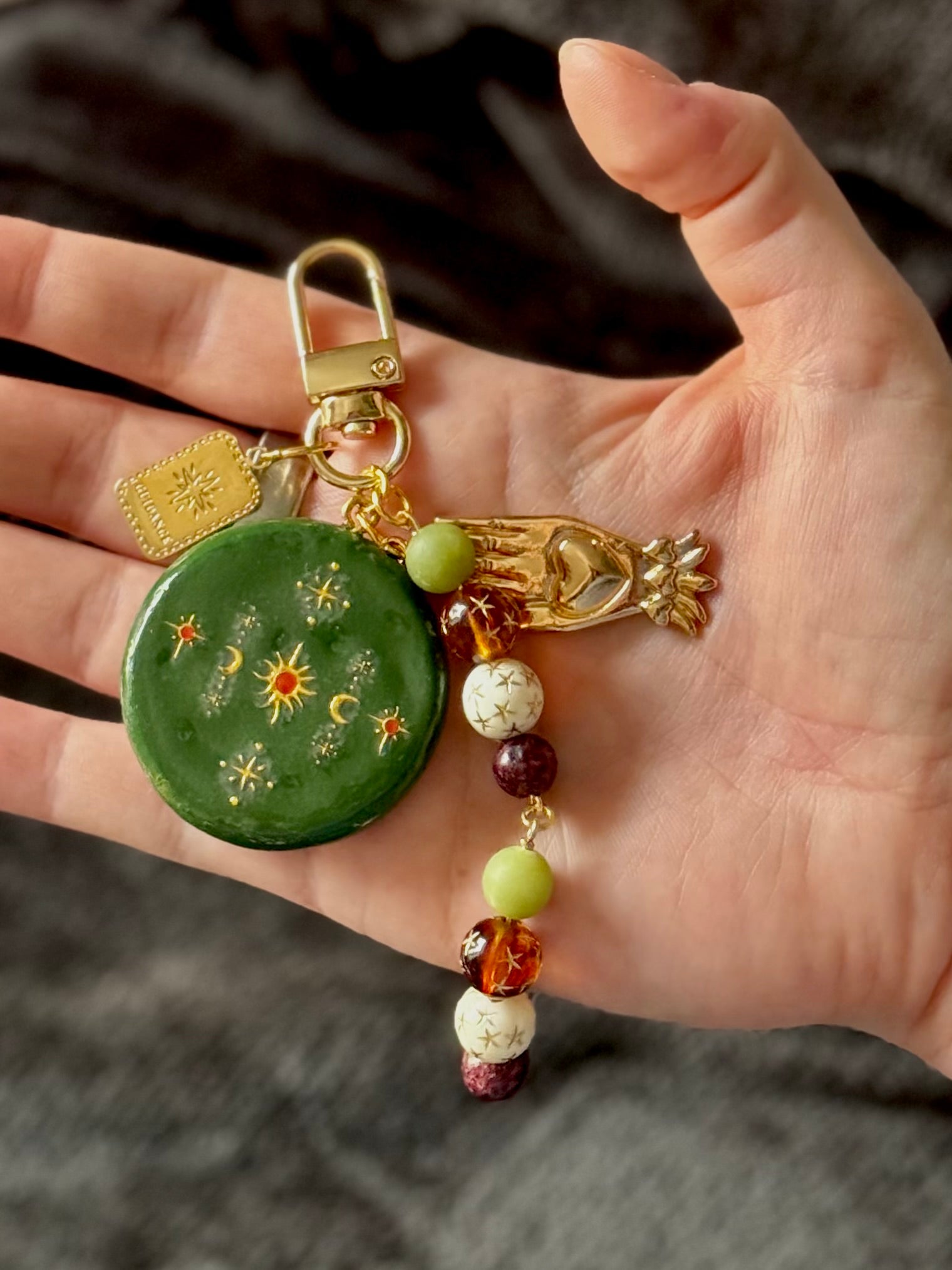 Enchanted Collection | Handbemalte Holz-Bag Charms/Schlüsselanhänger | verschiedene Designs | Handmade by Creative Studio Anni