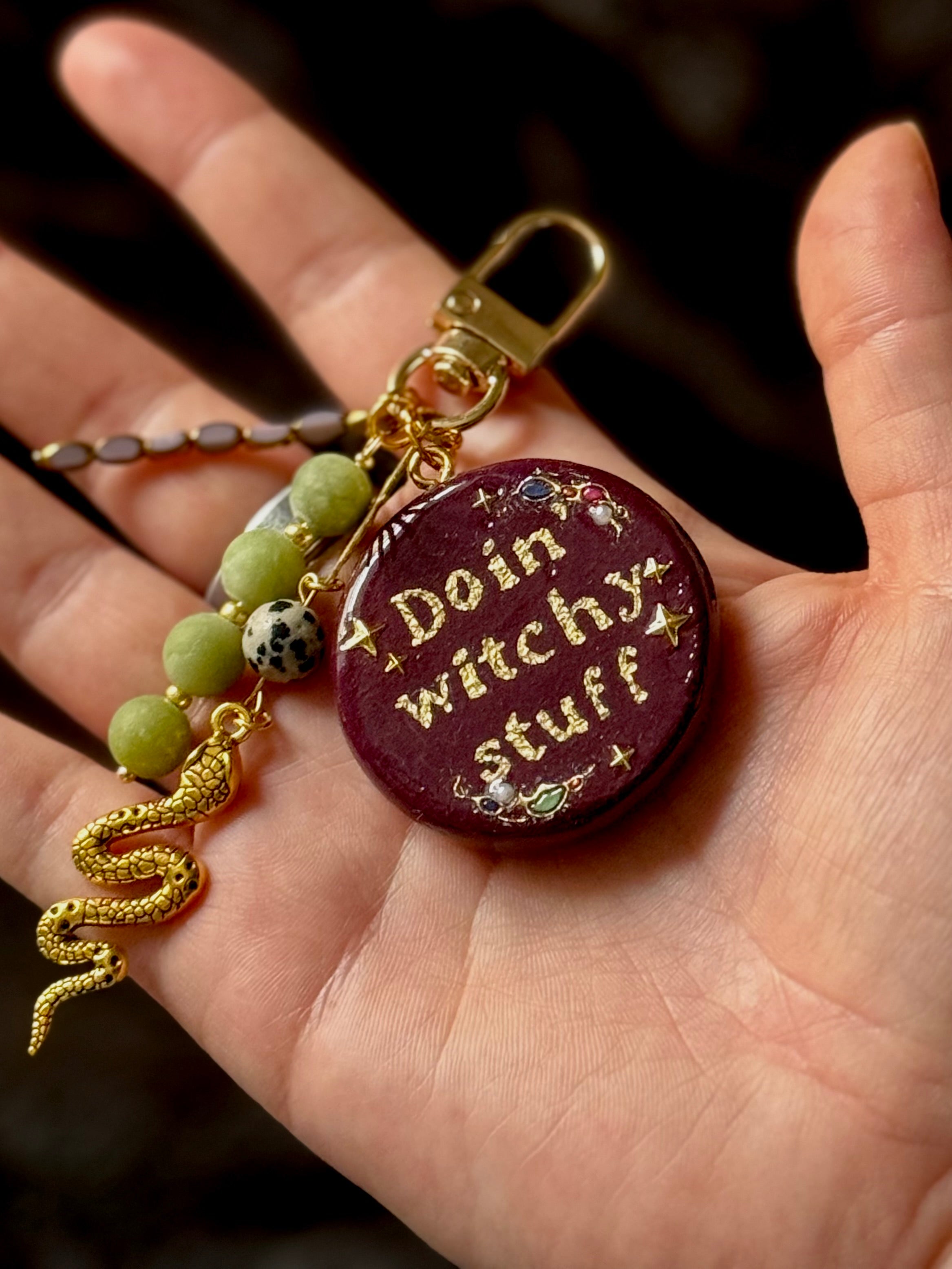 Enchanted Collection | Handbemalte Holz-Bag Charms/Schlüsselanhänger | verschiedene Designs | Handmade by Creative Studio Anni