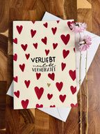 Hochzeitsgrüße und Karten zur Geburt | Handbemalte Grußkarten mit Umschlag & Einleger für Hochzeiten und besondere Momente | B6 Format