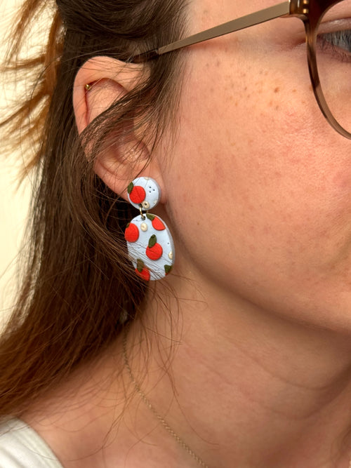 Amalfi Summer | Statement Ohrringe aus Polymer Clay | Creative Studio Ann