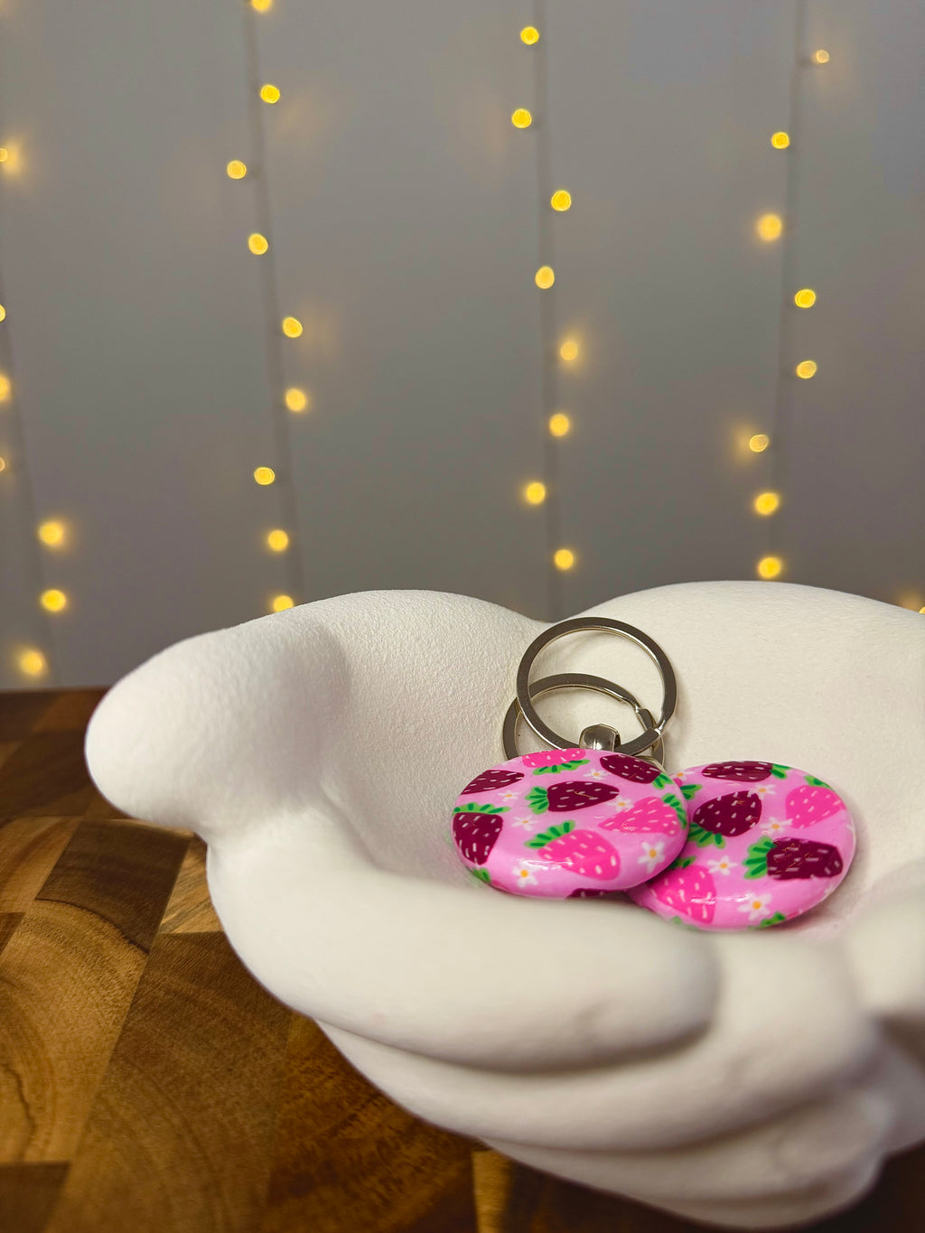 Liebevoll handbemalter Holz-Schlüsselanhänger | verschiedene Designs | versiegelt | kleine Stückzahl