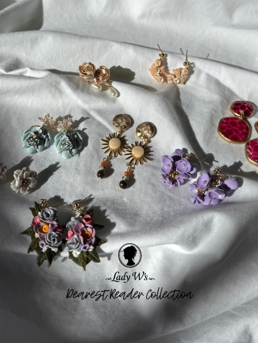 Dearest gentle Reader Collection | Statement Ohrringe aus Polymer Clay | Creative Studio Anni