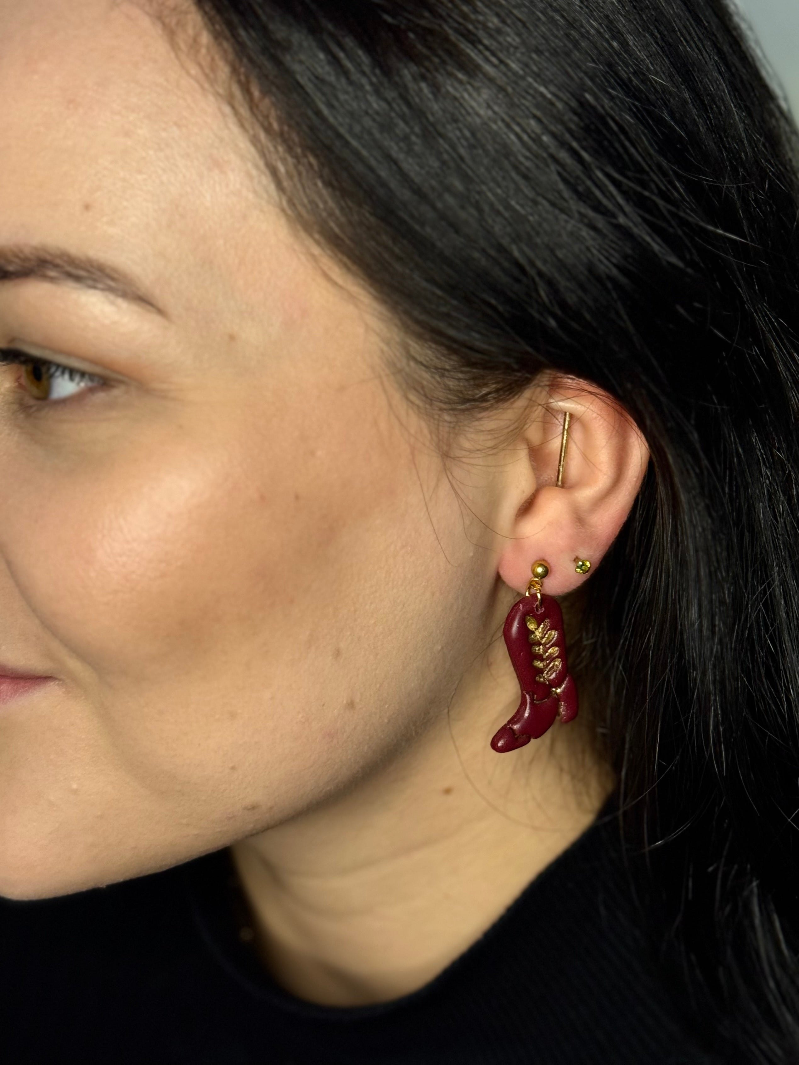 Pink & Checkered Vibes Collection | Statement Ohrringe aus Polymer Clay | Creative Studio Anni