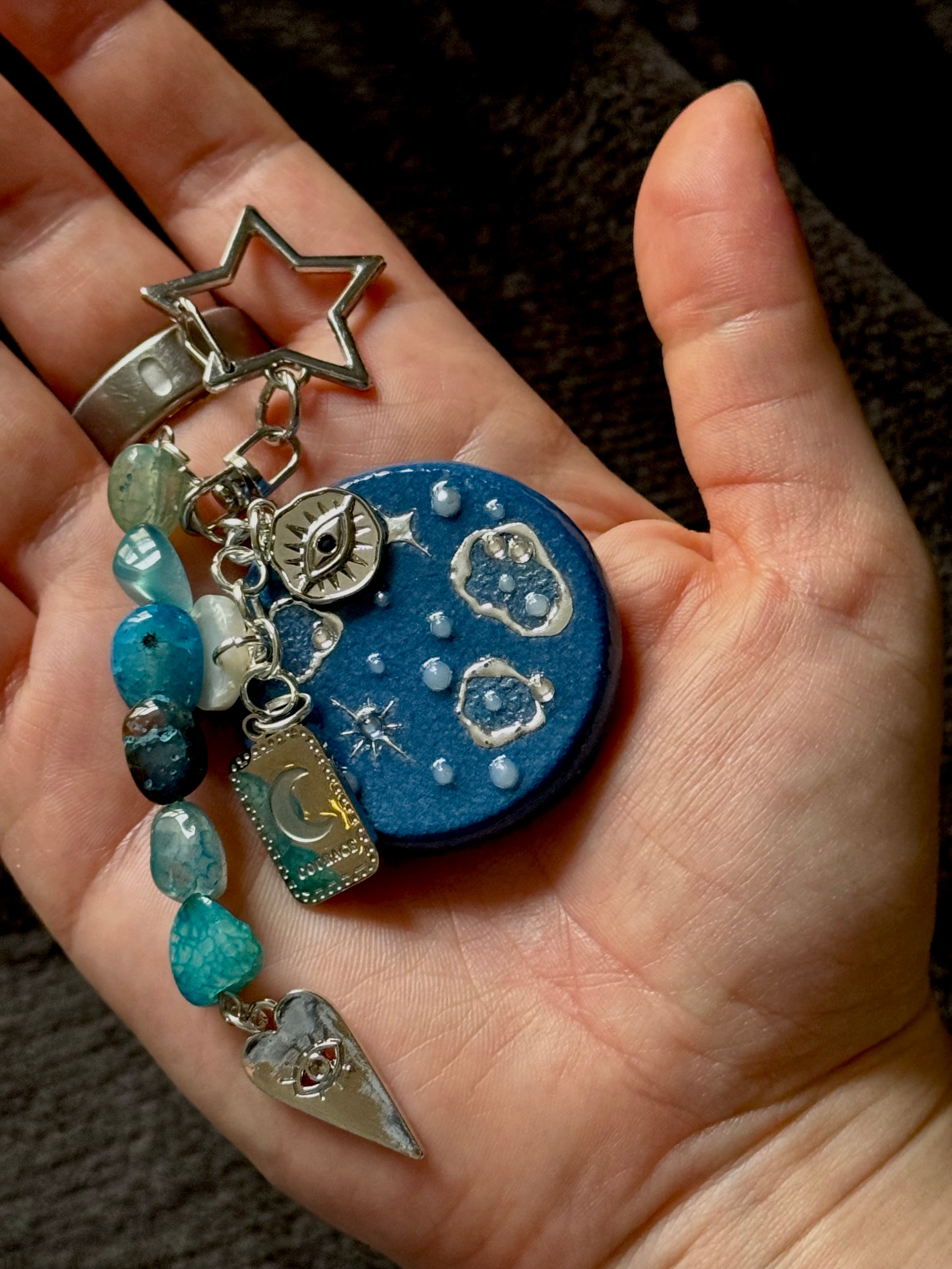 Enchanted Collection | Handbemalte Holz-Bag Charms/Schlüsselanhänger | verschiedene Designs | Handmade by Creative Studio Anni