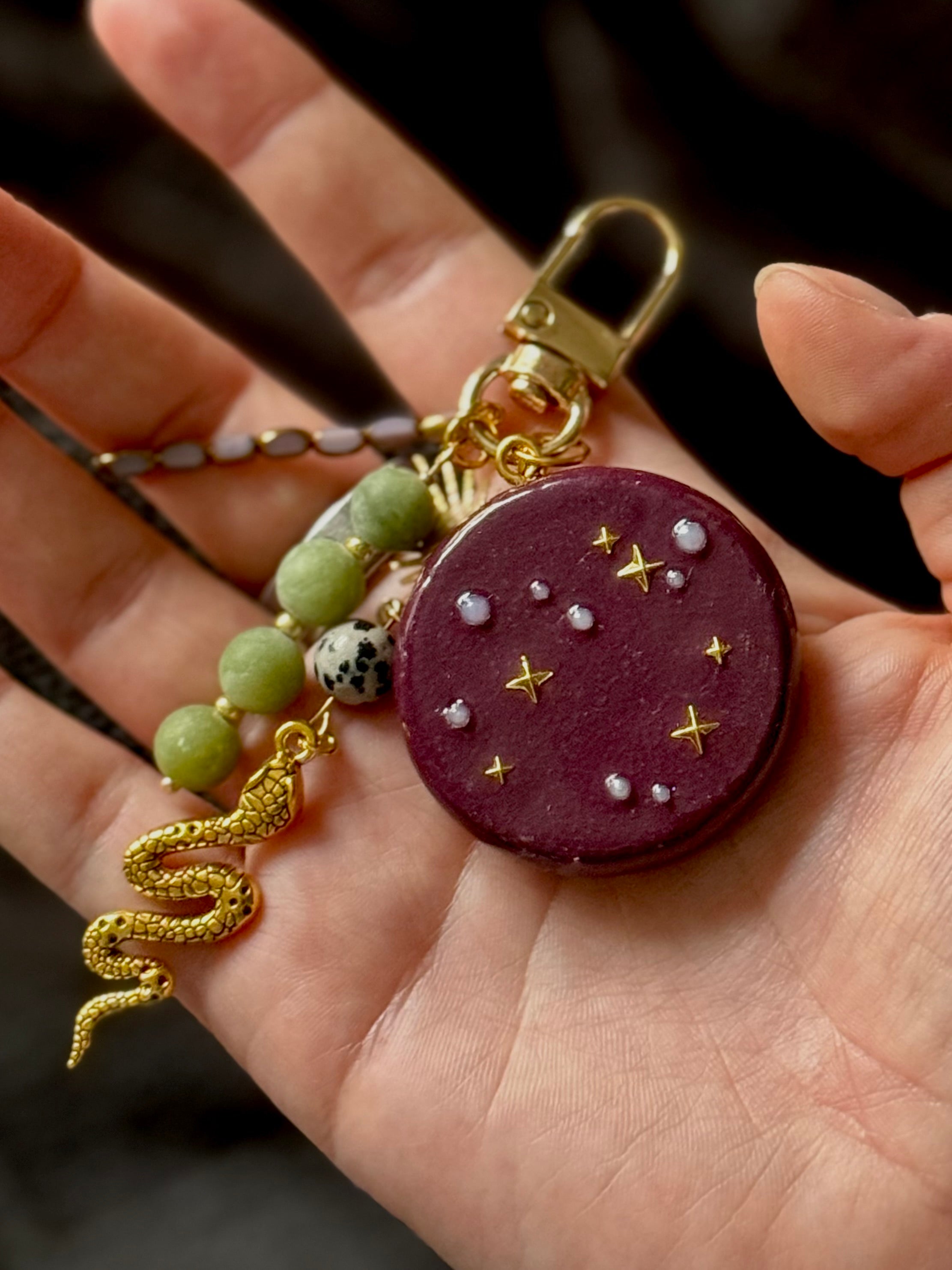 Enchanted Collection | Handbemalte Holz-Bag Charms/Schlüsselanhänger | verschiedene Designs | Handmade by Creative Studio Anni