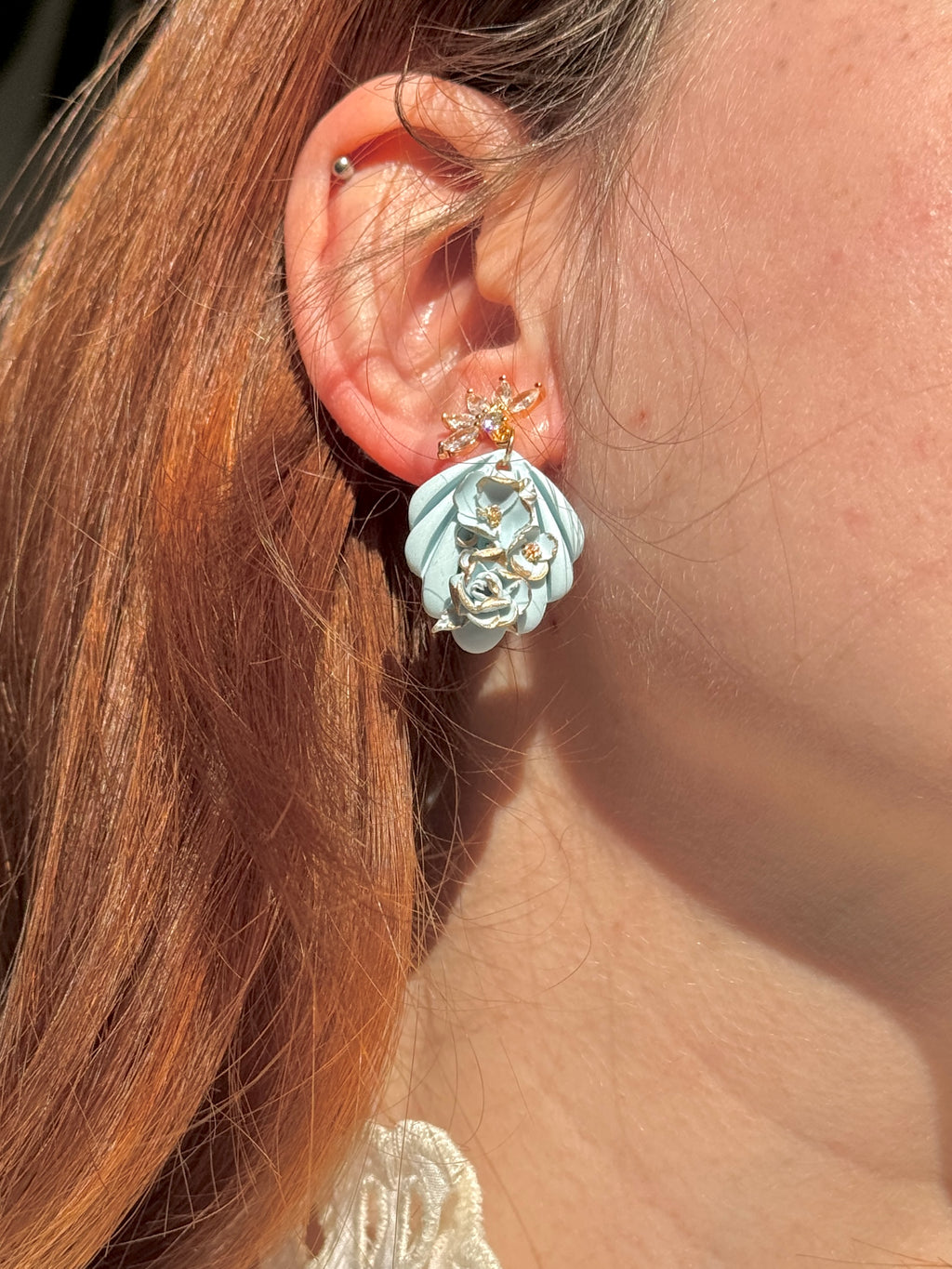 Dearest gentle Reader Collection | Statement Ohrringe aus Polymer Clay | Creative Studio Anni