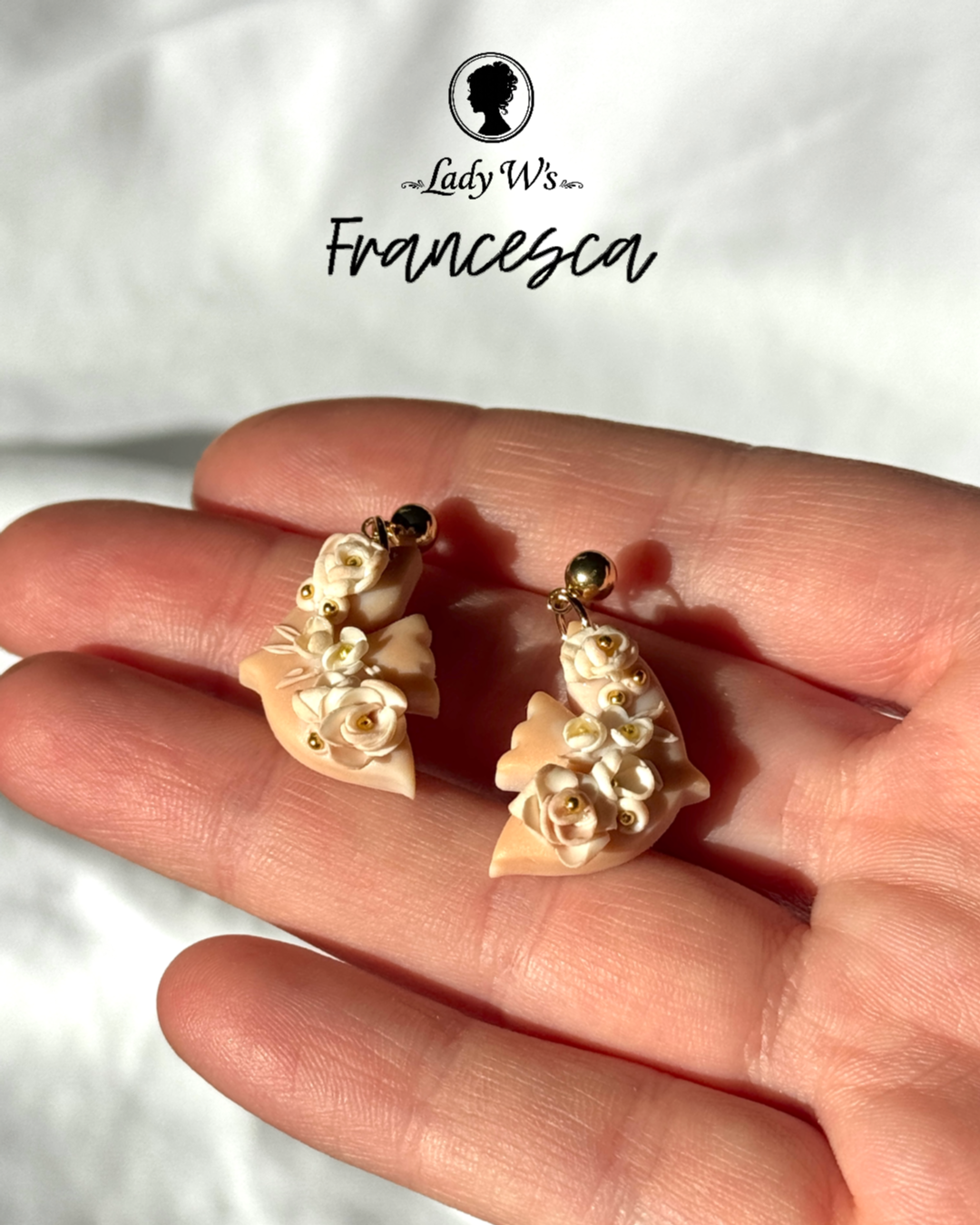 Dearest gentle Reader Collection | Statement Ohrringe aus Polymer Clay | Creative Studio Anni