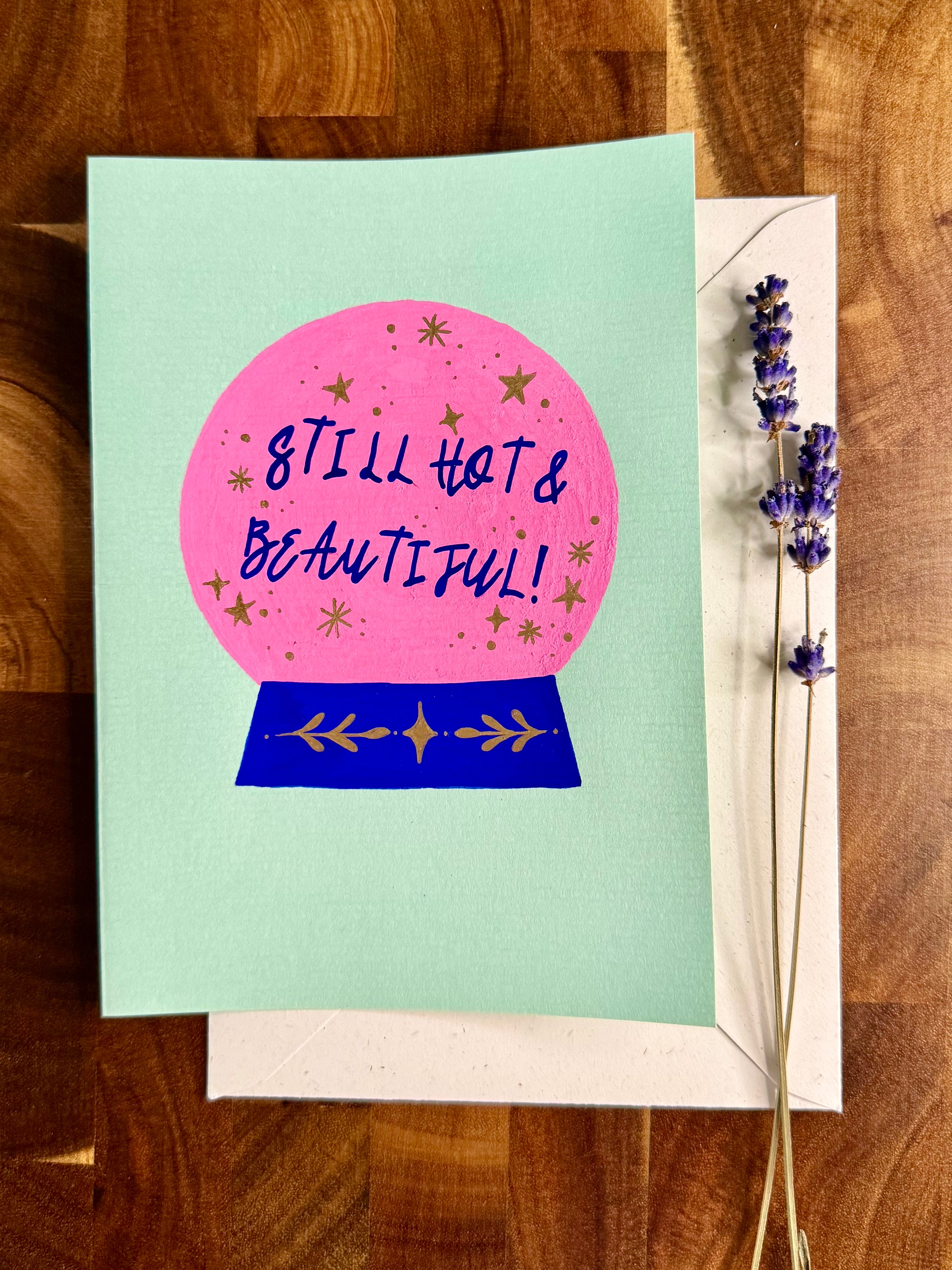 Geburtstagskarten | Handbemalte Grußkarten mit Umschlag & Einleger für Geburtstage und besondere Momente | B6 Format