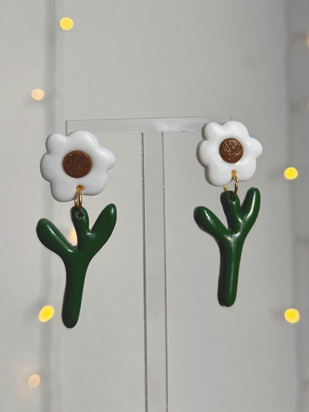 Doves & Flowers Collection | Statement Ohrringe aus Polymer Clay | Creative Studio Anni