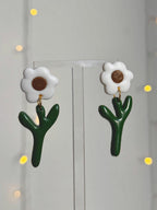 Doves & Flowers Collection | Statement Ohrringe aus Polymer Clay | Creative Studio Anni