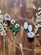 Doves & Flowers Collection | Statement Ohrringe aus Polymer Clay | Creative Studio Anni