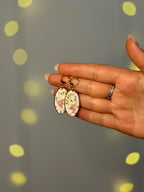 Doves & Flowers Collection | Statement Ohrringe aus Polymer Clay | Creative Studio Anni