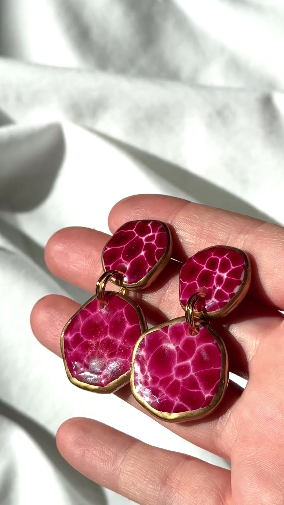 Dearest gentle Reader Collection | Statement Ohrringe aus Polymer Clay | Creative Studio Anni