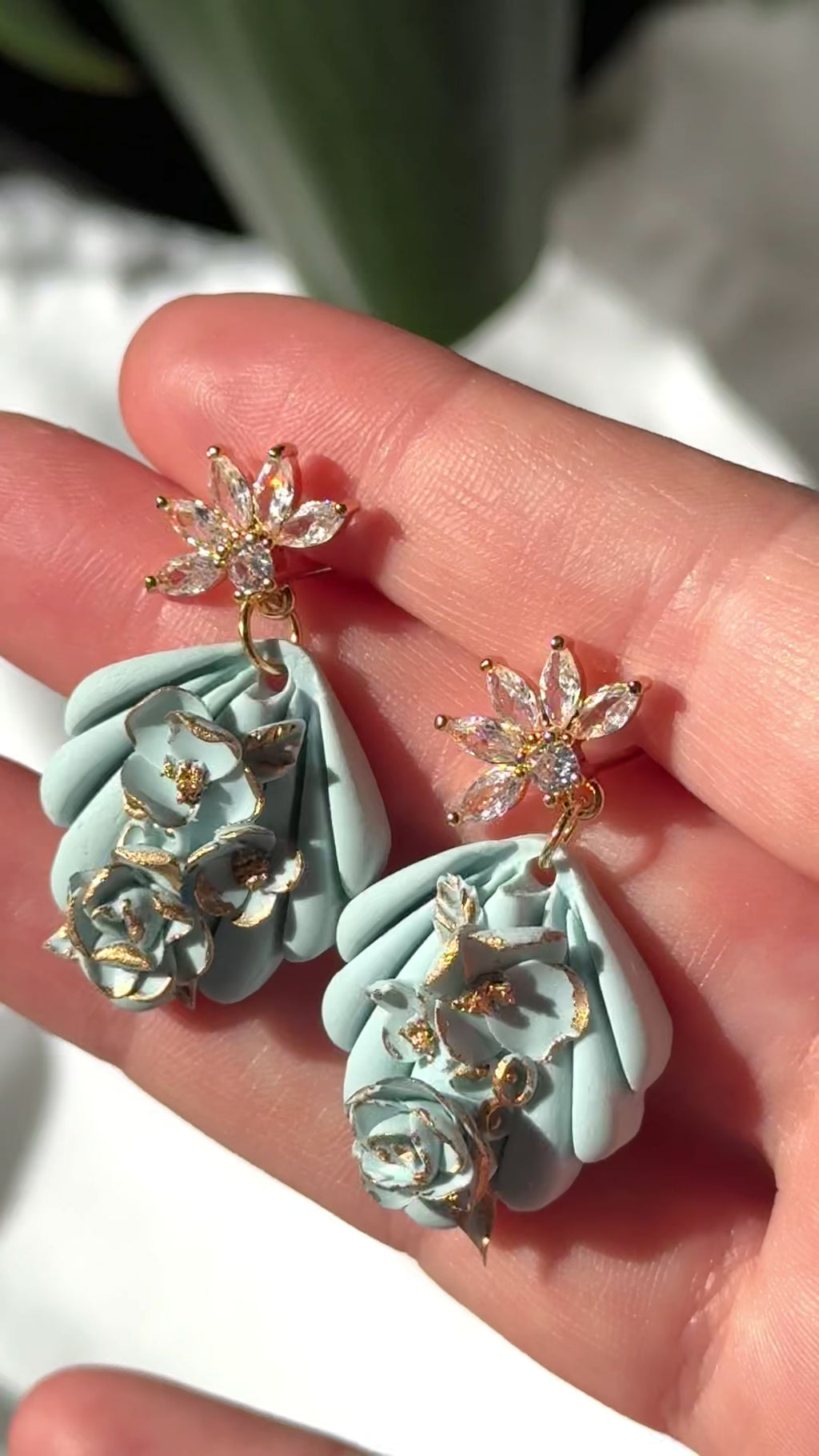 Dearest gentle Reader Collection | Statement Ohrringe aus Polymer Clay | Creative Studio Anni