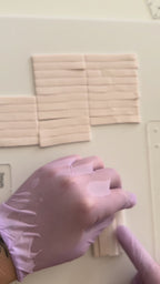 Porcelain Dreams Collection | Statement Ohrringe aus Polymer Clay |  Creme & transparentes Weiß | Creative Studio Anni